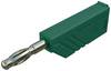 Fiche banane mâle Ø de la broche: 4 mm Hirschmann Test & Measurement LAS N WS grün Au 934100704 vert 1 pc(s)