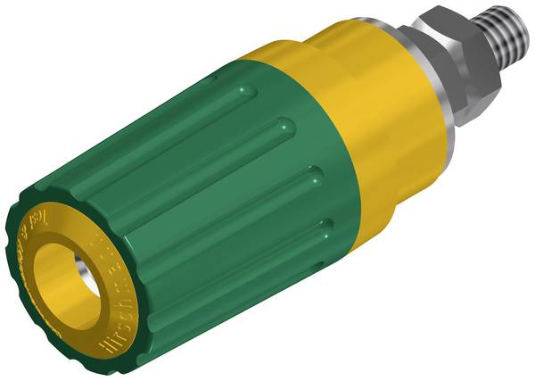 Borne de polarité Ø stylo (détails): 4 mm Hirschmann Test & Measurement PKI 100 930757188 jaune, vert 35 A 1 pc(s)