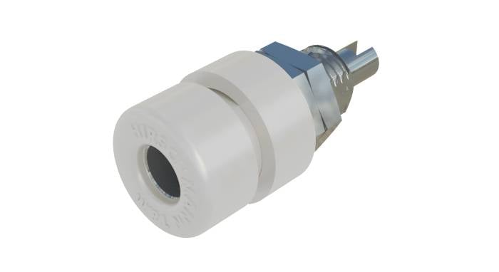 Douille banane Ø de la broche: 4 mm Hirschmann Test & Measurement BIL 30 ws 930166107 blanc 1 pc(s)