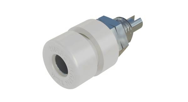 Douille banane Ø de la broche: 4 mm Hirschmann Test & Measurement BIL 30  ws 930166107 blanc 1 pc(s)