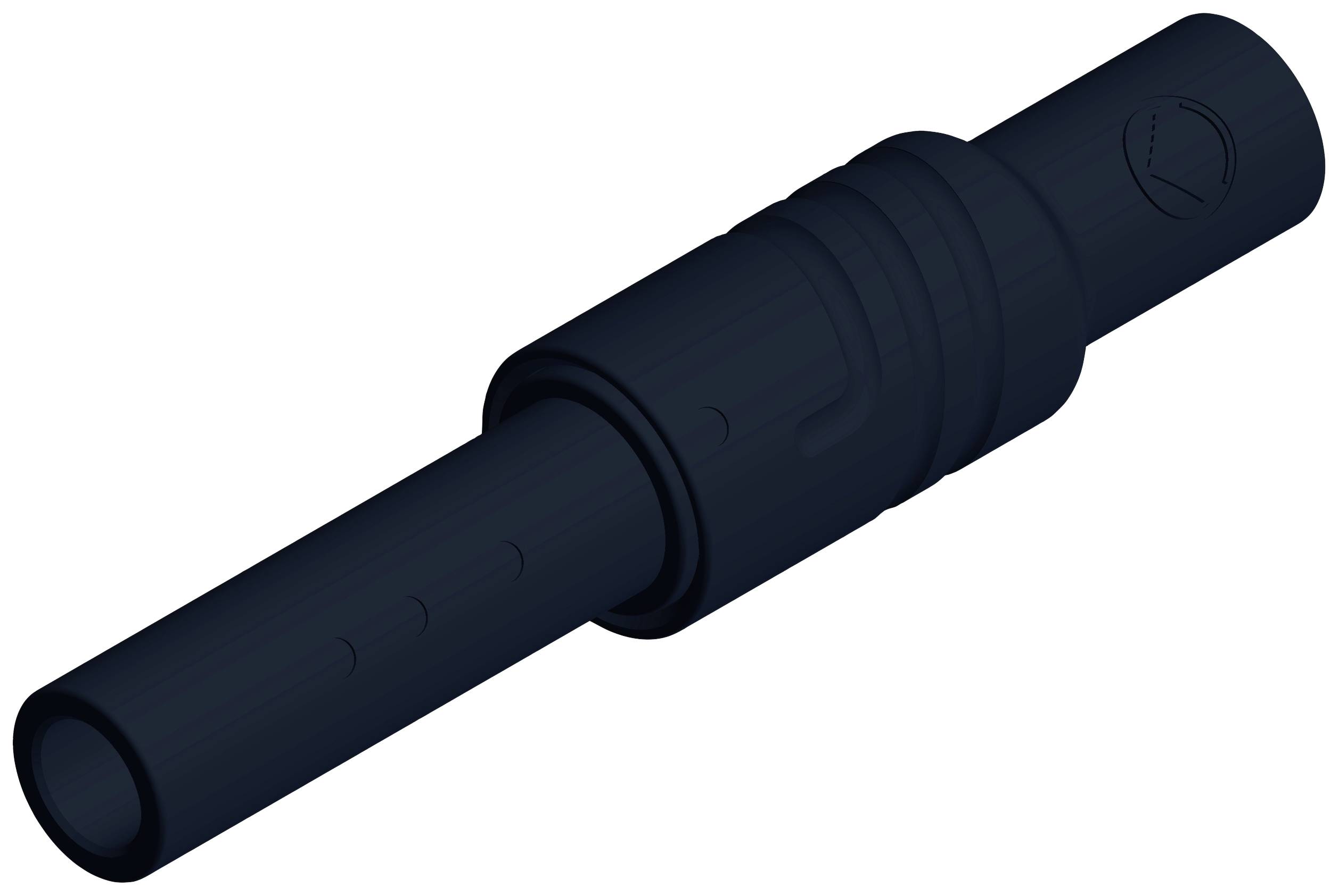Fiche banane femelle de sécurité Ø de la broche: 4 mm Hirschmann Test & Measurement KUN S 934096100 noir 1 pc(s)