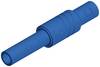 Fiche banane femelle de sécurité Ø de la broche: 4 mm Hirschmann Test & Measurement KUN S 934096102 bleu 1 pc(s)