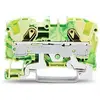 Borne pour conducteur de protection WAGO 2006-1207 7.50 mm ressort de traction Affectation: terre vert, jaune 1 pc(s)