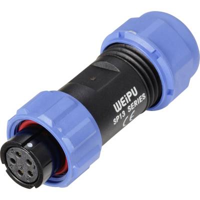 connecteur de cable femelle, droit 5 pôles 5 A 180 V/AC IP68 Weipu SP1310 / S 5 II-0