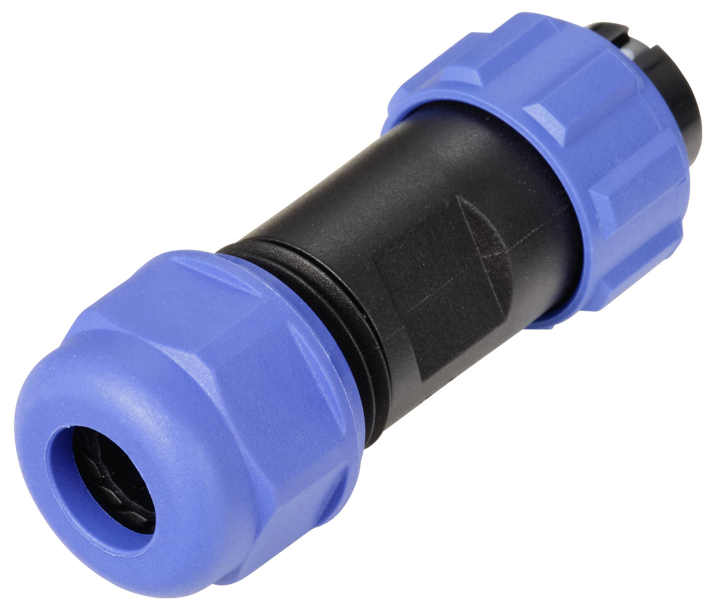 connecteur de cable femelle, droit 9 pôles 3 A 125 V/AC IP68 Weipu SP1310 / S 9 II-2