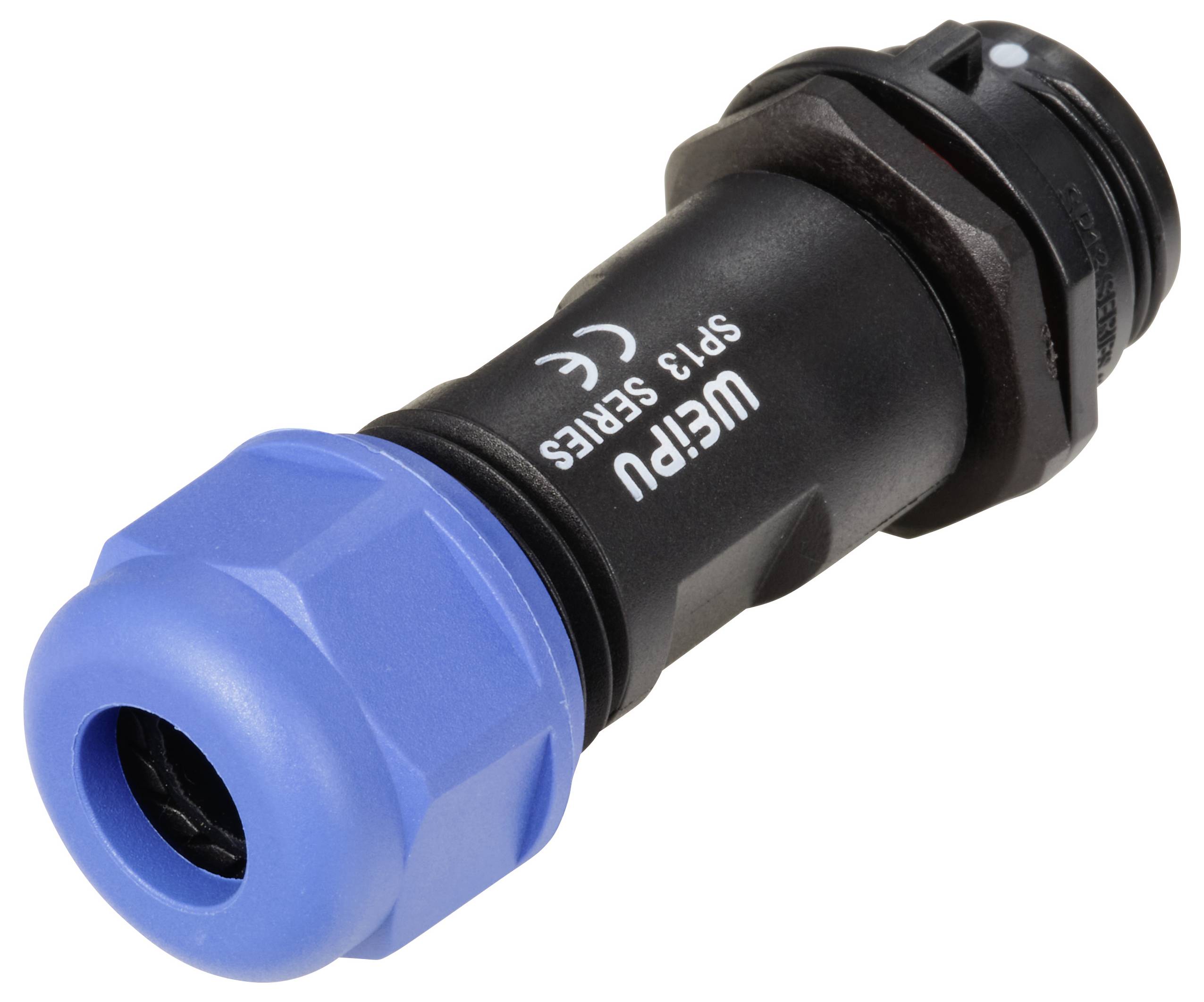 Connecteur de câble mâle, droit In Line pôles 5 A 125 V/AC IP68 Weipu SP1311 / P 7 II-1