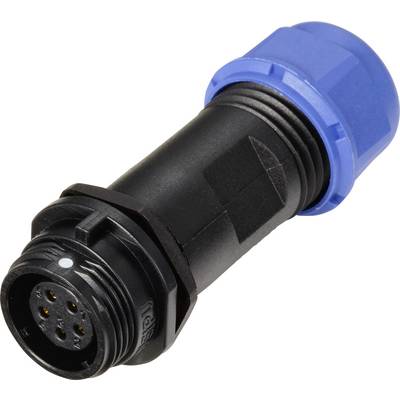 Connecteur de câble femelle, droit In Line 5 pôles 5 A 180 V/AC IP68 Weipu SP1311 / S 5 II-0