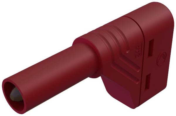 Fiche banane mâle de sécurité Ø de la broche: 4 mm Hirschmann Test & Measurement LAS S W 934098101 rouge 1 pc(s)