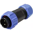 Connecteur de câble mâle, droit 2 pôles 30 A 500 V/AC IP68 Weipu SP2110 / P 2 I