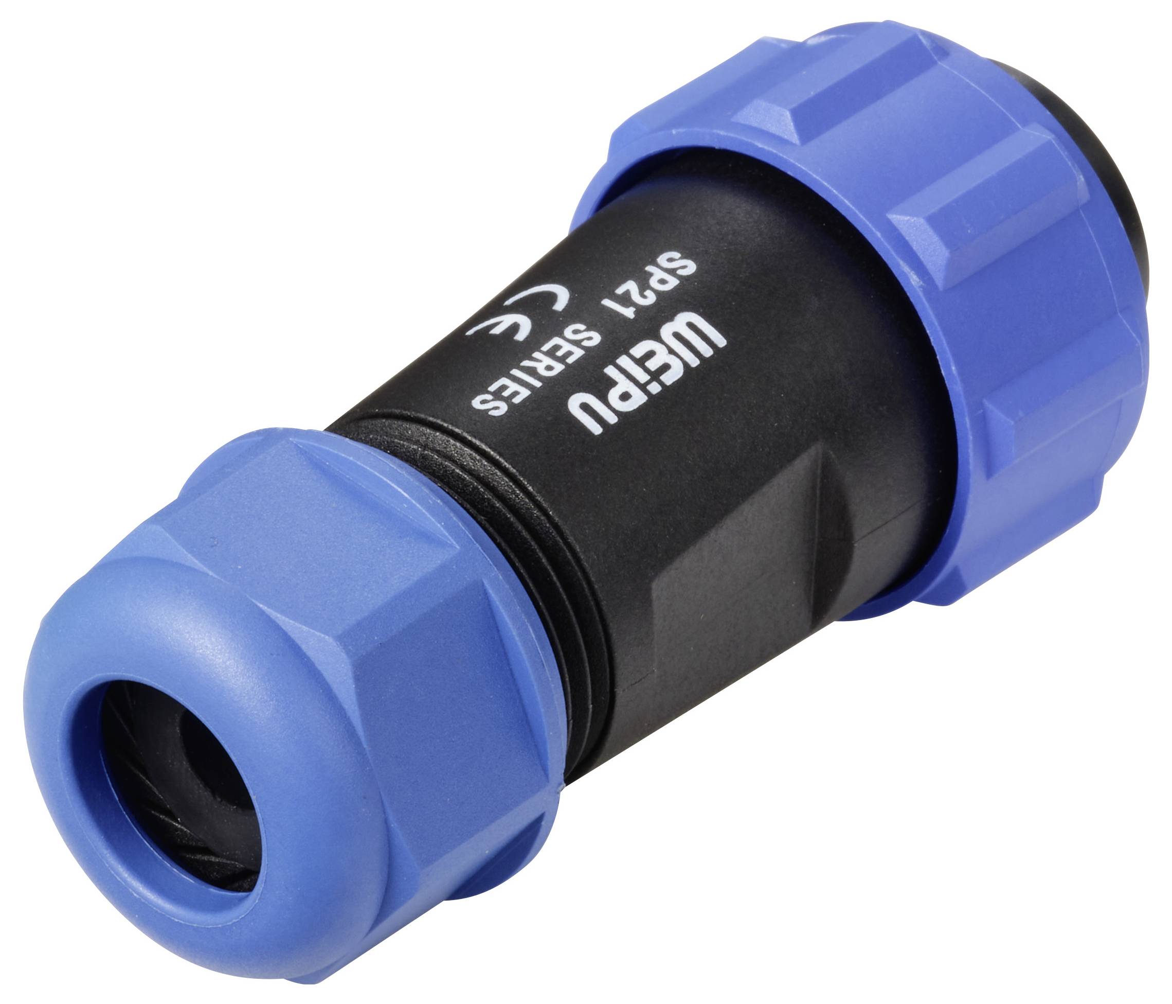 Connecteur de câble femelle, droit 2 pôles 30 A 500 V/AC IP68 Weipu SP2110 / S 2 I-1