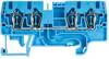 Bornier de traversée fasis Wieland Electric 56.703.5155.6 bleu 1 pc(s)