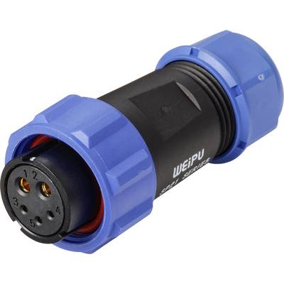 Connecteur de câble femelle, droit 5B pôles 5/30 A 500 V/AC IP68 Weipu SP2110 / S 5B II-0