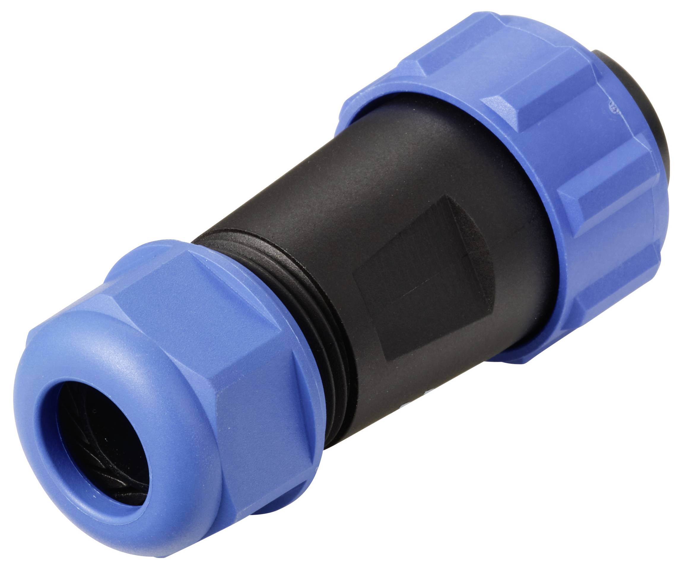 Connecteur de câble femelle, droit 7 pôles 15 A 500 V/AC IP68 Weipu SP2110 / S 7 II-1