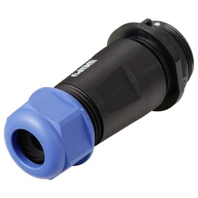 Connecteur de câble mâle, droit In Line 4 pôles 30 A 500 V/AC IP68 Weipu SP2111 / P 4 I-1