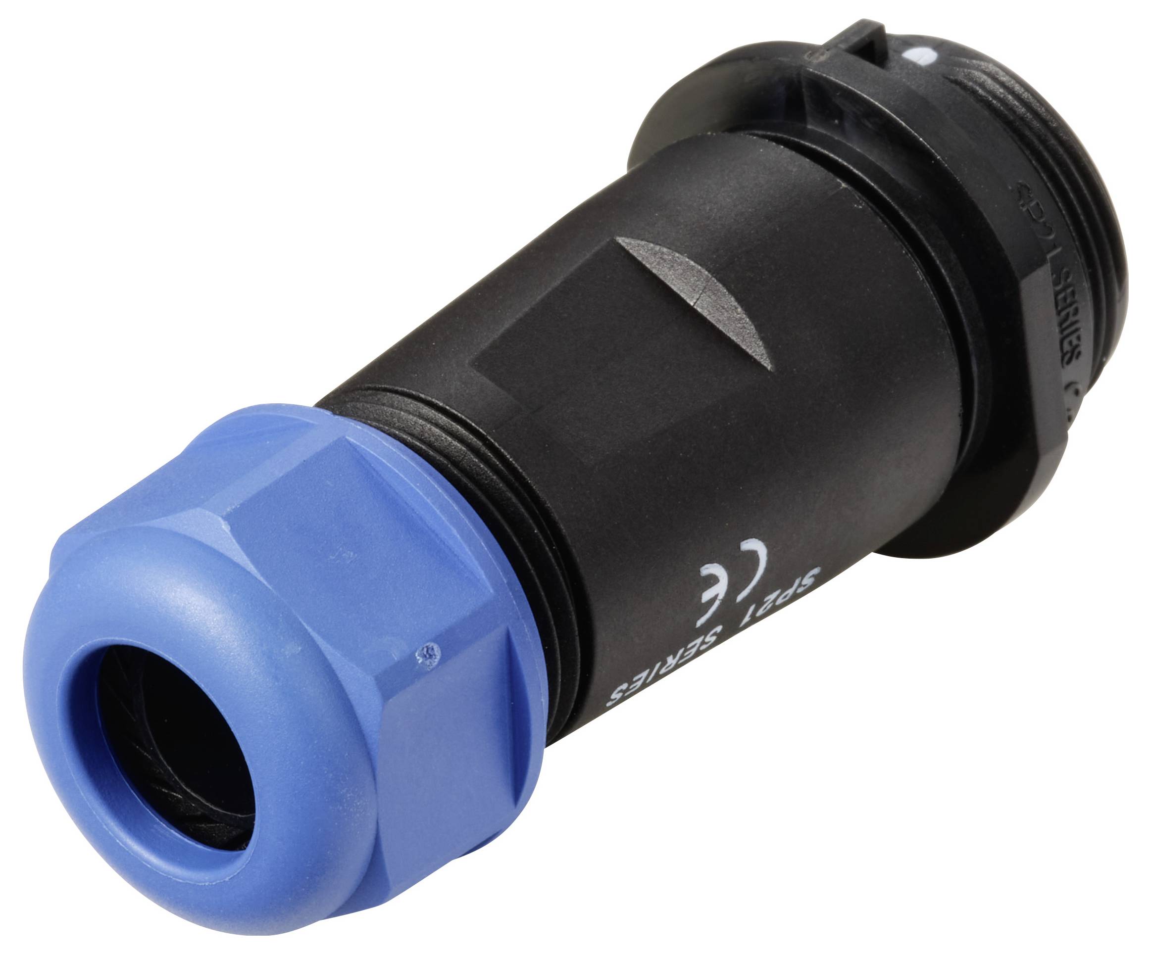 Connecteur de câble mâle, droit In Line 5 pôles 30 A 500 V/AC IP68 Weipu SP2111 / P 5 II-2