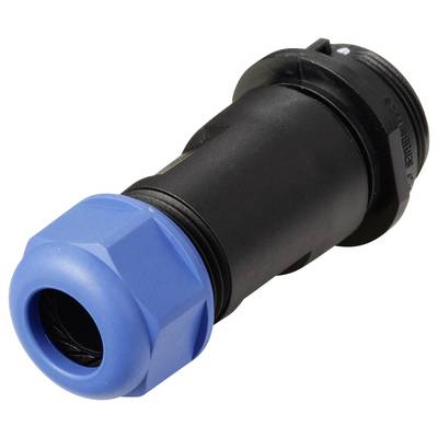 Connecteur de câble mâle, droit In Line 5C pôles 15 A 500 V/AC IP68 Weipu SP2111 / P 5C II-2