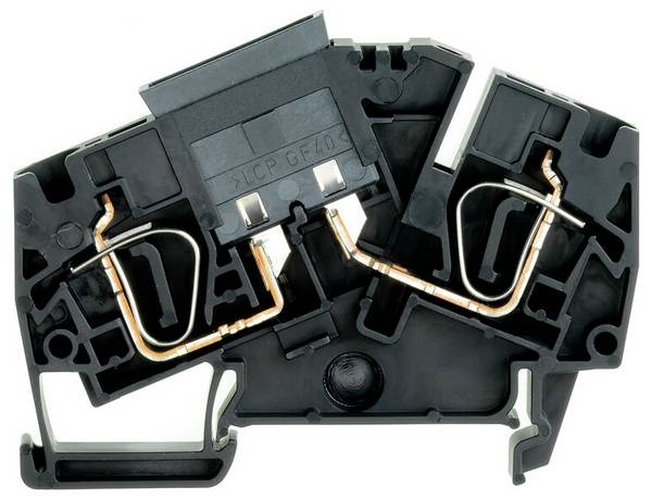 Bloc de jonction à fusible Weidmüller ZSI 6-2/FC 1814690000-1 noir 1 pc(s)