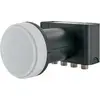 Tête LNB quad Schwaiger LNB4 Nombre d'abonnés : 4 avec switch