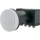 Tête LNB quad Schwaiger LNB4 Nombre d'abonnés : 4 avec switch
