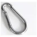 Kern HCB-A01 Hcb-a01 Mousqueton (inox) avec fermeture de sécurité, ouverture d'environ 15 mm, pour dynamomètres Kern HCB