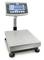 Balance électronique avec affichage numérique, indiquant zéro kilogramme. Adaptée aux mesures de poids précises dans des applications industrielles.