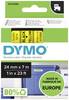 Etiquette DYMO D1 53718 polyester Couleur de ruban: jaune Couleur de police:noir 24 mm 7 m