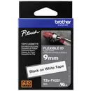 Ruban d'étiquetage Brother TZe-FX, TZ-FX TZe-FX221 PET Couleur de ruban: blanc Couleur de police:noir 9 mm 8 m
