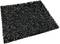 Un matériau en éponge noire rectangulaire à texture visible ; souvent utilisé pour le nettoyage ou la filtration.