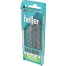 Heller Power 3000 16873 1 carbure de tungstène Jeu de forets pour béton 4 pièces 5 mm, 6 mm, 8 mm, 10 mm Longueur totale