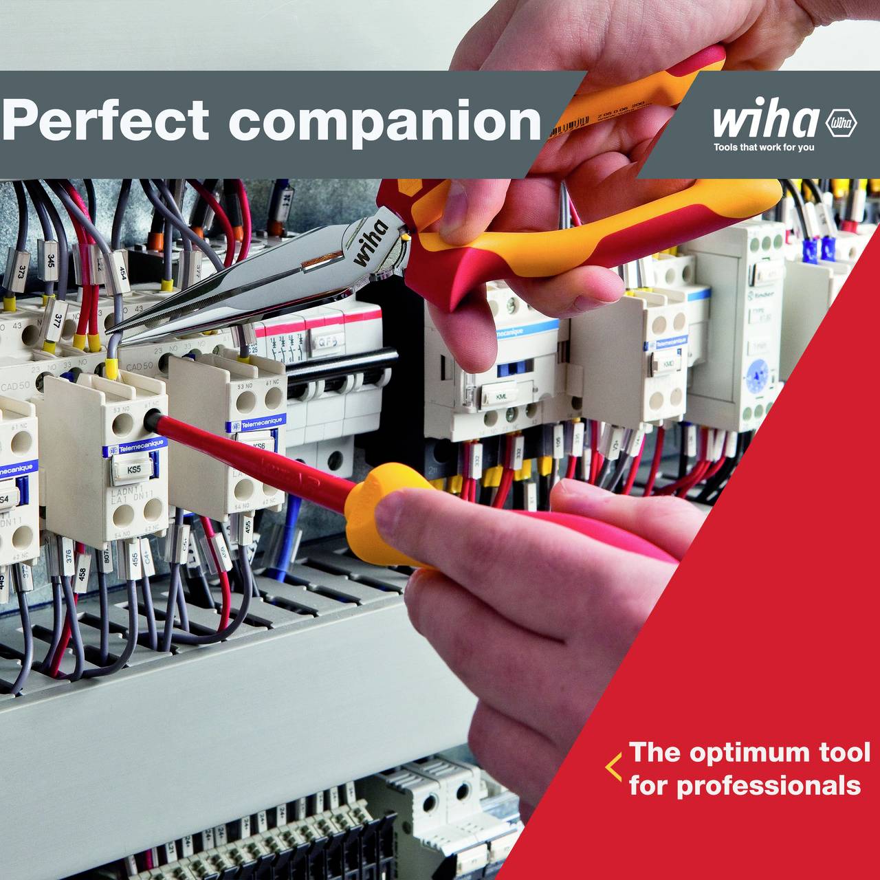 Jeu de pinces Professional electric, 3 pcs Wiha 26852-9