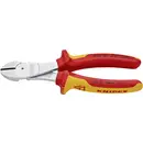 Pince coupante diagonale à forte démultiplication avec facette Knipex 74 06 180 180 mm 1 pc(s)