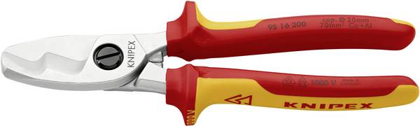 Coupe-câble VDE 200 mm KNIPEX 95 16 200