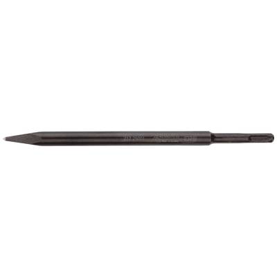 Un stylo métallique noir avec une base hexagonale et une extrémité pointue, probablement un outil ou un foret.