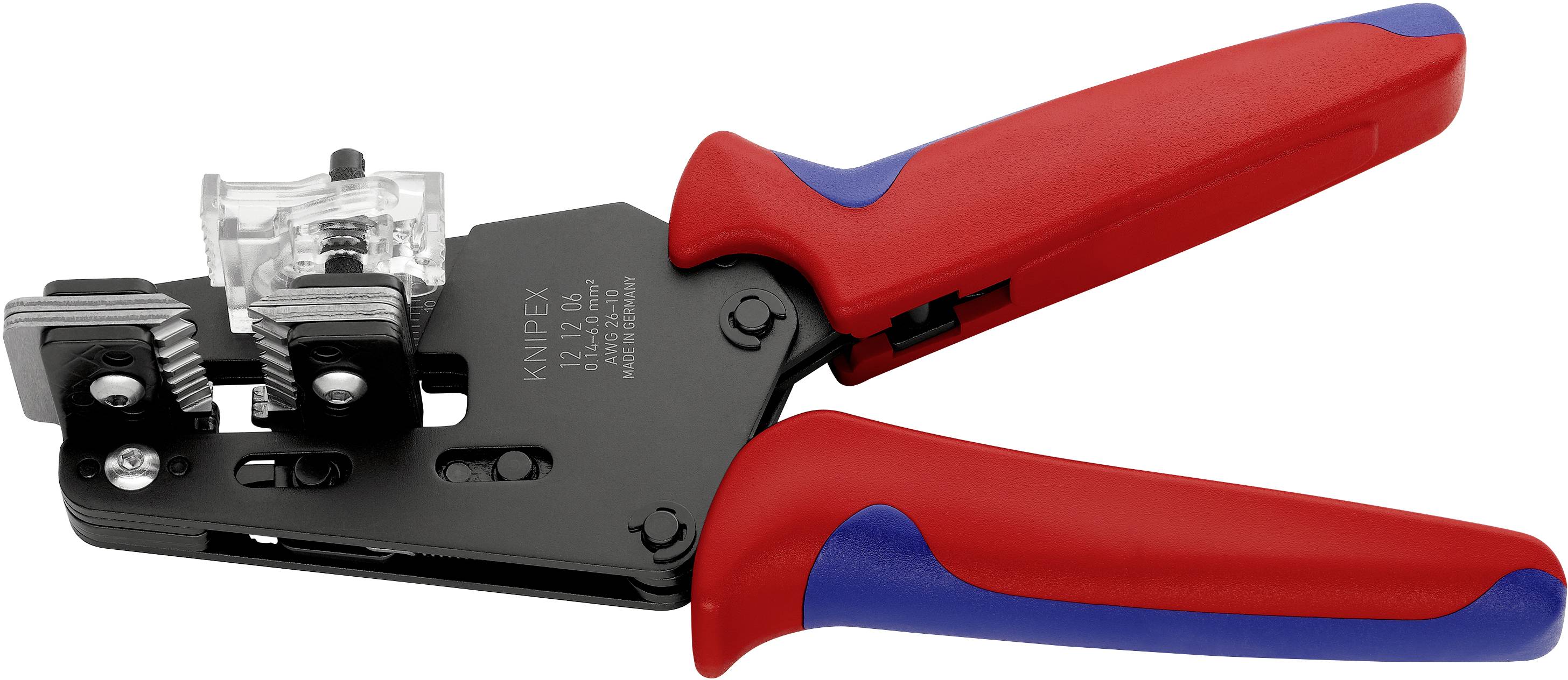 Knipex 12 12 06 12 12 06 Pince à dénuder 0.14 à 6 mm² 10 à 26