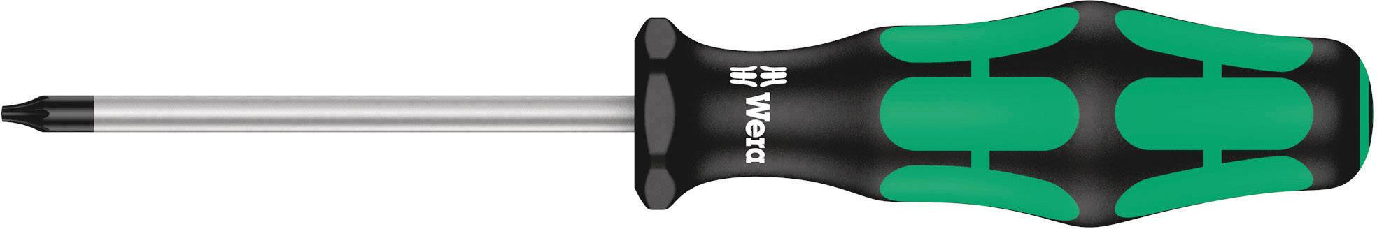 Tournevis cruciforme avec poignée ergonomique, tige noire et accents verts.