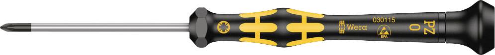 Tournevis noir et jaune pour travaux de précision, avec manche ergonomique et embout Torx.