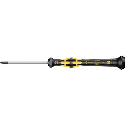 Tournevis noir et jaune pour travaux de précision, avec manche ergonomique et embout Torx.