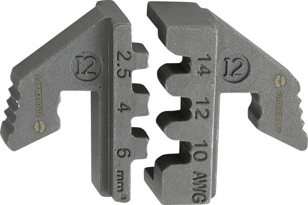 TOOLCRAFT  PLE-0I2  Matrice à sertir  pour connecterus solaires  Convient pour MC4  2.5 à 6 mm²      adapté pour marque (pinces) TOOLCRAFT  PZ-500