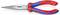 Pince coupante à bec effilé avec poignée rouge et bleue, portant l'inscription 'Vanadin-Super' et '26 12 200', adaptée pour saisir et couper des fils.