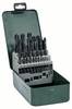 Bosch Accessories 2607019446 Promoline HSS Jeu de forets pour le métal 25 pièces 1 mm, 1.5 mm, 2 mm, 2.5 mm, 3 mm, 3.5 mm, 4 mm, 4.5 mm, 5 mm, 5.5 mm, 6 mm, 6.5 mm, 7 mm, 7.5 mm, 8 mm, 8.5 mm, 9 mm, 9.5 mm, 10 mm, 10.5 mm, 11 mm, 11.5 mm, 12 mm, 12.5 mm, 13 mm laminé au rouleau DIN 338 tige cylindrique 1 set