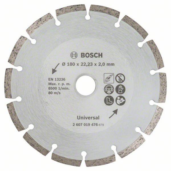 Disque diamant matériaux de construction Ø180mm Bosch 2607019476