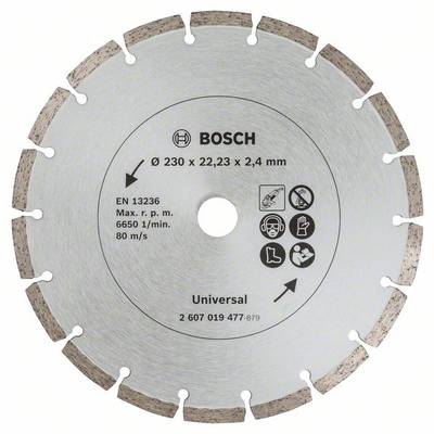 Jeu de 2 disques diamant carrelage et matériaux de construction Ø230 mm Bosch TS 2607019479