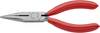 Knipex 25 01 140 pour l'électronique et la mécanique de précision Pince plate à becs ronds droite Acier électrique Vanadium 140 mm