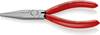 Knipex 30 11 140 pour l'électronique et la mécanique de précision Pince à becs plats droite Acier magnétique Chrome-Vanadium 140 mm