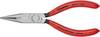 Knipex 30 21 140 pour l'électronique et la mécanique de précision Pince plate à becs ronds droite Acier magnétique Chrome-Vanadium 140 mm