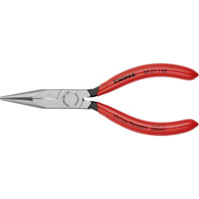Pince coupante diagonale rouge avec l'inscription 'Chrome-Vanadium' et 'Knipex 30 21 140', fabriquée en Allemagne.