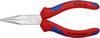 Knipex 30 25 140 pour l'électronique et la mécanique de précision Pince plate à becs ronds droite Acier magnétique Chrome-Vanadium 140 mm