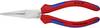 Knipex 38 45 190 pour l'électronique et la mécanique de précision Pince à becs plats droite Acier électrique Vanadium 190 mm