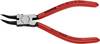 Knipex 44 31 J02 Pince pour circlips Adapté pour (pinces pour circlips) circlips intérieurs 8-13 mm Forme de la panne (détails) coudée45°