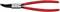 Pince circlips pour circlips extérieurs de couleur rouge de la marque Knipex, adaptée pour les tailles 49-100 mm.